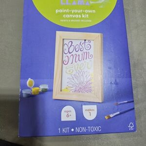 Paint-Your-Own Canvas Kit - Best Mum Ever